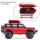 thumbnail image 3 of Tronco de techo con rieles de fijación para Traxxas Trx4 Trx6 Axial Scx10 Iii,2 Afortunado Sencillez, 3 of 4