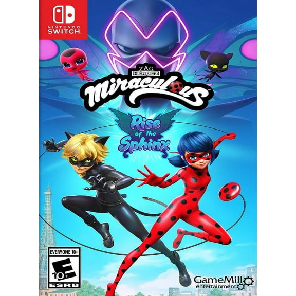 Restored Miraculous: Rise of the Sphinx (Nintendo Switch, 2022) Adventure Game (Refurbished)