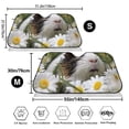 thumbnail image 3 of Honeii Daisy Guinea Pig Print Car Sunshade for Windshield,Car Cover Sunshade Protector,Foldable Front Window Sun Visor,Fits Cars, SUVs, Trucks, 3 of 6