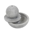 thumbnail image 4 of Better Homes & Gardens 12''D Outdoor Resin Grey Tabletop Fountain, 4 of 8