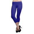 thumbnail image 2 of Vivian's Fashions Capri Leggings - Cotton, Lace Trim (Junior/Junior Plus Sizes), 2 of 4