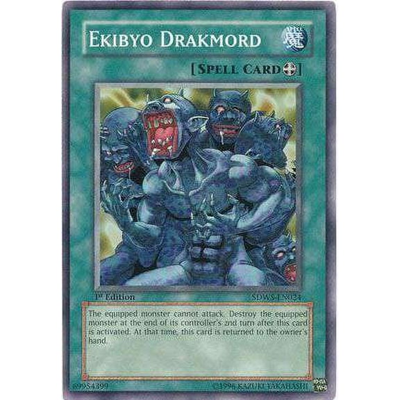 YuGiOh Structure Deck: Warriors' Strike Common Ekibyo Drakmord SDWS-EN024