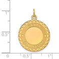 thumbnail image 2 of 14K Yellow Gold Happy Anniversary Charm Engraveable Jewelry, 2 of 4