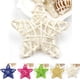 thumbnail image 4 of Billuyoard 5 uds cinco estrellas 6CM mimbre trenzado vid Navidad cumpleaños hogar boda fiesta decoraciones DIY adornos Kits de decoración para fiestas rosado, 4 of 5