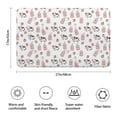 thumbnail image 3 of White Cow Milk Strawberry Pattern Bathroom Rugs Mat,Non Slip Microfiber Bathroom Rug,Rubber Backing,Soft Bathroom Mats for Bathroom Floor,Tub and Shower,17x27in(43x68cm), 3 of 5