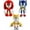 Yellow, variant on 4Pcs Knuckles Shadow Tails Plushies Doll Toys Gifts for Boys and Girls,12" Sonic Plush Toys,Sonic Stuffed Animals,-/30Cm