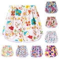 thumbnail image 4 of WERYOUNG Girls Athletic Shorts With Floral Print Performance Workout Beach Running Shorts Kids Lightweight Sport Shorts For Outdoor Training Stylish Bottoms 2-3 Years, 4 of 4