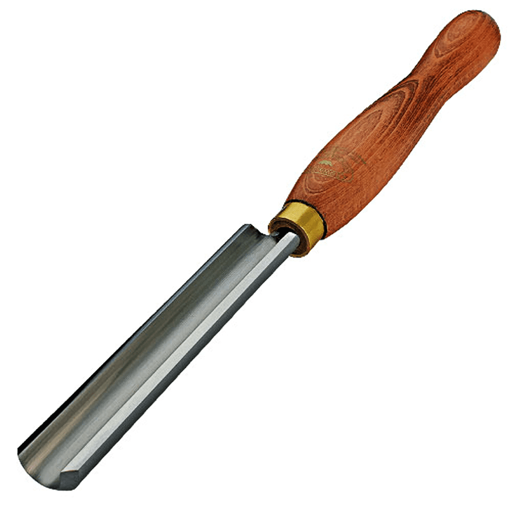 Crown Hand Tools 230 3/4 Spindle Roughing Gouge Lathe Wood Turning Tool High Speed Steel HSS Beechwood Handle 15 