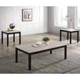 thumbnail image 2 of Furniture of America Versi Modern 3-Piece Coffee Table Set, Light Gray, 2 of 15