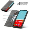 thumbnail image 4 of Feishell Compatible with Samsung Galaxy S25 Wallet Case, Business Classic PU Leather Flip Folio Case with Card Holders RFID Blocking Kickstand [Shockproof TPU Inner Shell] Phone Cover,Grey, 4 of 11
