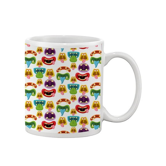 Monster Mouths Pattern Mug - Image by Shutterstock,