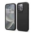 thumbnail image 1 of Funda para teléfono Celago compatible con iPhone 14 Pro, silicona negra, 1 of 7