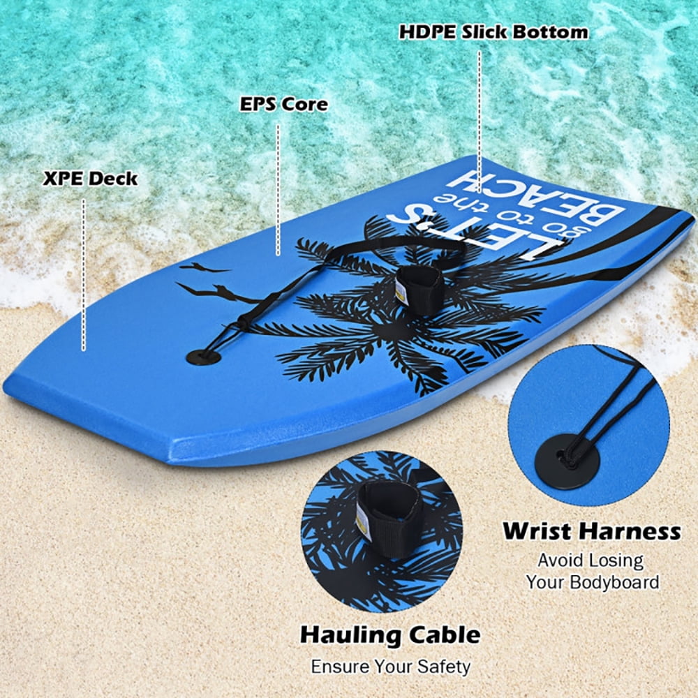 Resenkos Surfboard,Stand Up Paddle Board, Super Lightweight Bodyboard Surfing with Leash EPS Core Boarding-M