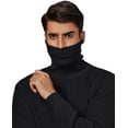 thumbnail image 2 of Youclos Turtleneck Pullover Sweaters for Men Long Sleeve Waffle Knitted Winter Thermal Sweater, 2 of 10