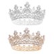 thumbnail image 5 of Crystal Queen Crown Accesorio Corona Corona Redonda Completa Corona De Boda Monstrate CE003113-02, 5 of 6