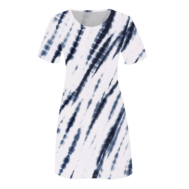t shirt dress walmart Tee Dresses for Women Crew Neck/O Short Sleeve Mini Shirt Just add sneakers for a sporty finish or slip on sandals for an easy weekend look Time and Tru Women's Midi