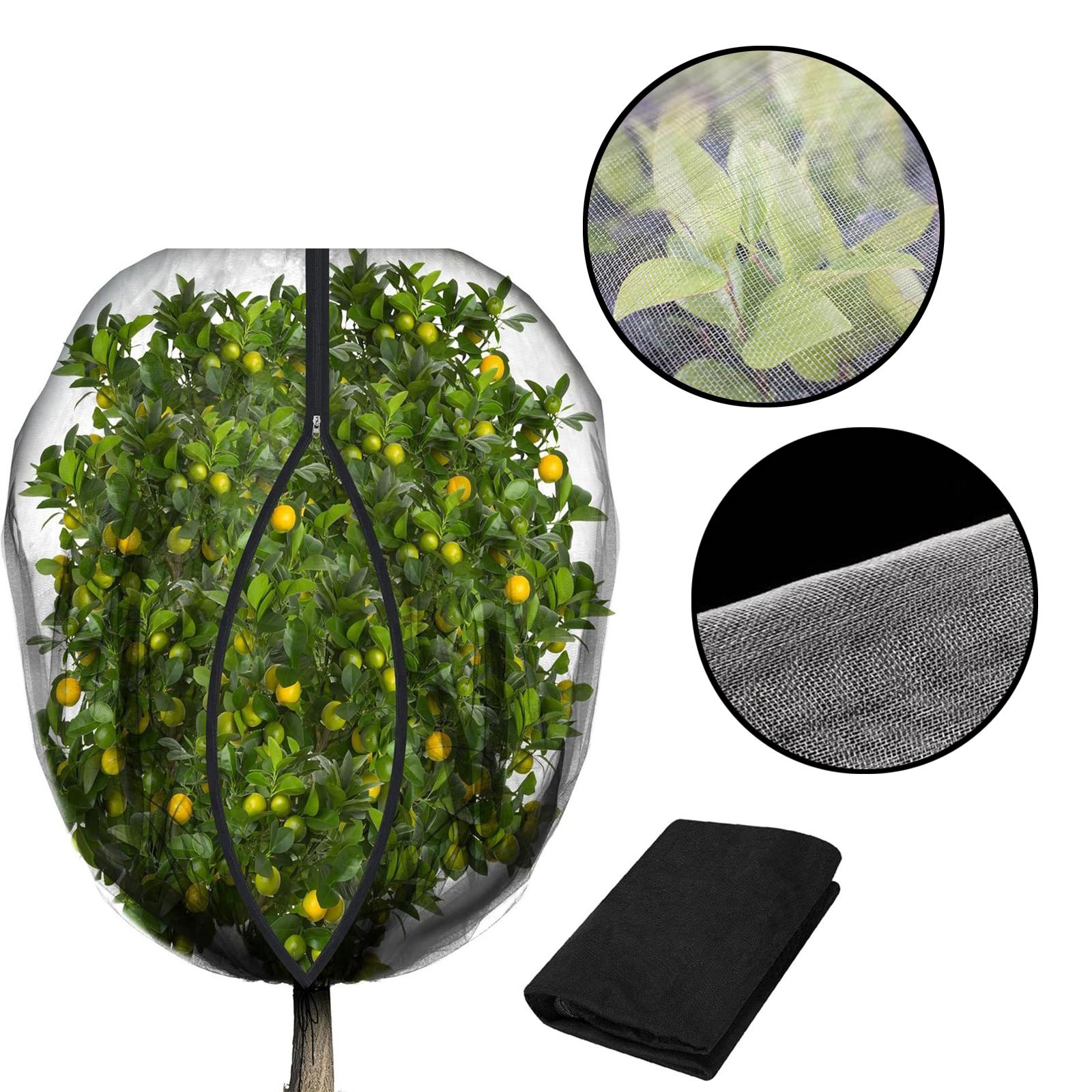 CarpNettore Fruit Tree Netting Cover, Fruit Protection Bag, Fine Mesh, Screen Barrier Garden 2.4x2.4m