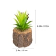 thumbnail image 2 of 2 Pcs Mini Bonsaïs en Pot Simulation Plante Artificielle Décor, 2 of 8