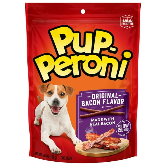 Pup Peroni Original Bacon Flavor Dog Treats, 5.6 oz Bag