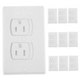 thumbnail image 4 of MLINS 20 pcs  Wall Socket Covers Self-Closing Baby Safety Outlet Covers Outlet Protector with Screws, 4 of 8