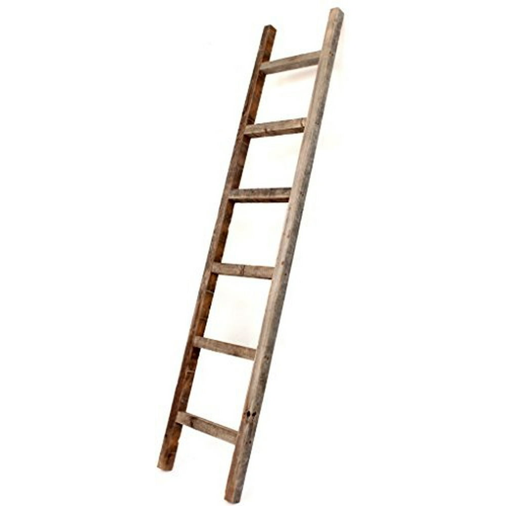 BarnwoodUSA Rustic Farmhouse Decorative Ladder Our 6 ft Ladder can be