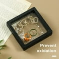 thumbnail image 3 of Tnobhg 3Pcs Clear Jewelry Box Set PE Film Unbreakable Multifunctional Storage Boxes for Necklace Bracelet Ring Display, 3 of 7