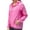 Pink, variant on Womens Coats Outerwear Winter Women Worn Out LooseLong Sleeve Hooded Casual Outwear Jackets