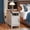 White, variant on GALAXHERO End Table with Charging Station Narrow Side Table with Storage Night Stand with USB Ports and Outlets Small Wooden Cabinet for Living Room and Bedroom Espresso