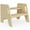 Beige, variant on Wooden Step Stool, Toddler Kitchen Stool Helper Bathroom Portable Pine Wood Anti-slip Foot Stools Step Ladder Adults Kids