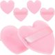 thumbnail image 3 of 6pcs Heart Shaped Makeup Puff, Portable Finger Applicator for Loose Powder, Soft & Lightweight Beauty Tool for Daily & Professional Use, 3 of 4