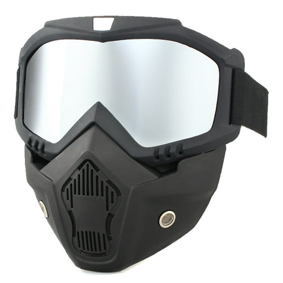 Lunettes de protection Faciale, Lunettes de protection contre le Vent pour Casque de motocross, Équipement de Plein Air