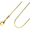 thumbnail image 2 of Collar de cadena de serpiente de acero inoxidable de 1,2 mm para hombres y mujeres, 16-28 pulgadas, 2 of 5