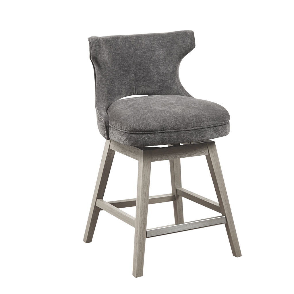 Swivel Counter Height Bar Stool, Modern Upholstered Bar Stool with