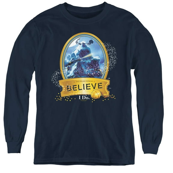 Polar Express - True Believer - Youth Long Sleeve Shirt - Small