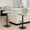 Light Gray, variant on Daluvenix Bar Stools with Back Sets of 2 ,Modern Barstools Adjustable Faux Leather Upholstered Swivel Bar Stools, Counter Height Bar Chairs with Back for Kitchen Island,Green