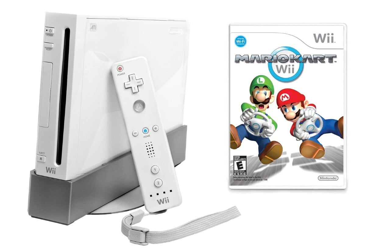 Piepen rem Verantwoordelijk persoon Restored Nintendo Wii Console White - Mario Kart Wii (Refurbished) -  Walmart.com
