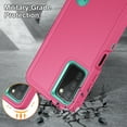 thumbnail image 7 of for Galaxy A03s Case with Kickstand, [10FT Military Drop Protection] Rugged Heavy Duty Hard PC+Soft Silicone Rubber Bumper Hybrid Triple-Layer Case for Samsung Galaxy A03s,
Rose+Mint, 7 of 7