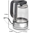thumbnail image 2 of Cuisinart Viewpro 1.7L Cordless Electric Kettle, One-Touch ON/OFF Control, 1500W, Silver (GK-17NC), 2 of 8
