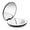Black, variant on Fancii Lumi LED Lighted Compact Makeup Mirror for Travel, 1X/10X Magnifying, Black