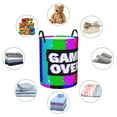 thumbnail image 6 of XMXT Collapsible Laundry Basket, Electronic Style Game Prints Polyester Waterproof Laundry Hampers Dirty Clothes Hamper, 40L, 6 of 8