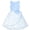 Blue, variant on Flower Girls Dress White And Black Butterfly Pageant Party 6 Years