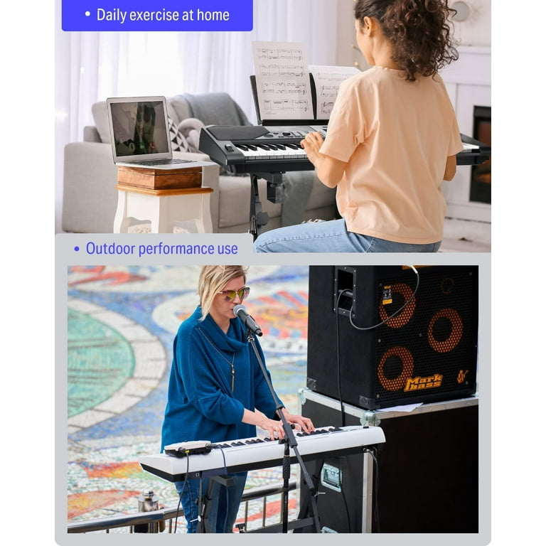 アラビックヤマト　Donner キーボードスタンド 黒 Amazon.com: Donner Folding Keyboard Stand, Z-style Heavy