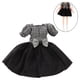 thumbnail image 3 of vestido de muñeca Vestido De Fiesta Con Falda De Muñeca Moderna Hecha A Mano, Ropa Para Muñecas De 30 Cm, 12 Pulgadas, Falda A Cuadros Magideal vestido de muñeca, 3 of 6