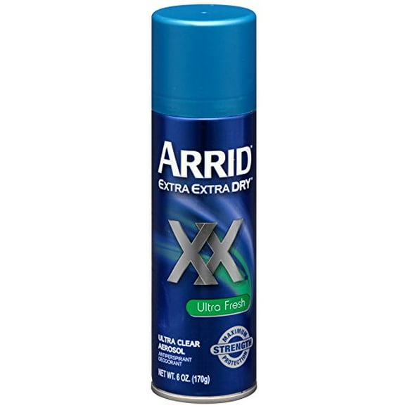 ARRID XX Ultra Clear Anti-Perspirant Deodorant Spray, Ultra Fresh 6 oz