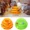 Green, variant on Cat Interactive Amusement Plate Toy, Trilaminar Crazy Ball Disk with 3 Levers & Colorful Balls for Cats