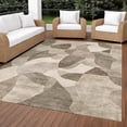 thumbnail image 3 of Addison Rugs Chantille Indoor/Outdoor Transitional Abstract Beige Machine Washable Rectangle Rug, 10' x 14', 3 of 8