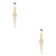 thumbnail image 1 of Seitruly ECA Espuma Curling Rod Diadema Reutilizable DIY Flexible Color Sólido Rizadores de Pelo Casa Dormir Rodillos Herramientas Amarillo Amarillo 2Conjunto, 1 of 6