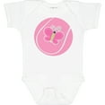 thumbnail image 3 of Inktastic Tennis Pink Ball Girls Baby Bodysuit, 3 of 5