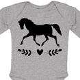 thumbnail image 4 of Inktastic Horse Gifts for Girls Girls Long Sleeve Baby Bodysuit, 4 of 5