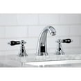 thumbnail image 3 of Kingston Brass KB981AKL Duchess Widespread Bathroom Faucet with Plastic Pop-Up, Polished Chrome, 3 of 5